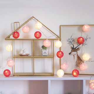 Pink Fairy lights – Svetleće roze i bele kugle za čaroban ambijent