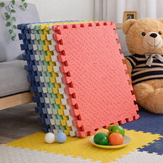 EVA kocke koralne crvene boje - mekana podna podloga