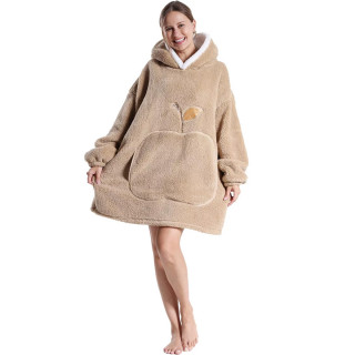 Hoodie Blanket - Toplo ćebe sa rukavima i kapuljačom