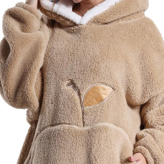 Hoodie Blanket - Toplo ćebe sa rukavima i kapuljačom