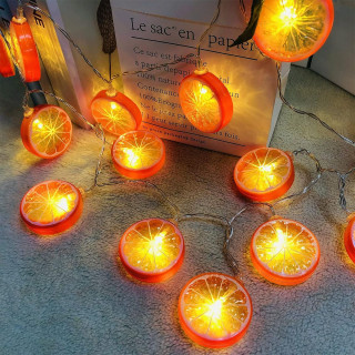 Summer LED Orange - Citrusne lampice u obliku pomorandže
