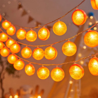 Summer LED Orange - Citrusne lampice u obliku pomorandže