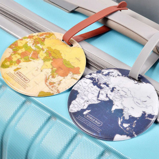 World luggage tag - Etiketa za prtljag globus dezena