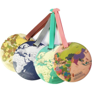 World luggage tag - Etiketa za prtljag globus dezena