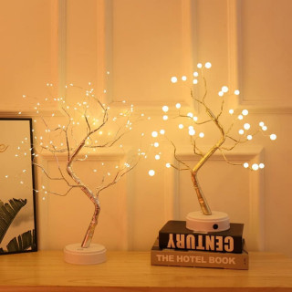 Svetlucava čarolija - dekorativno svetleće drvce sa lampicama