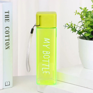 MY BOTTLE Cup - Transparentna četvrtasta flašica za vodu