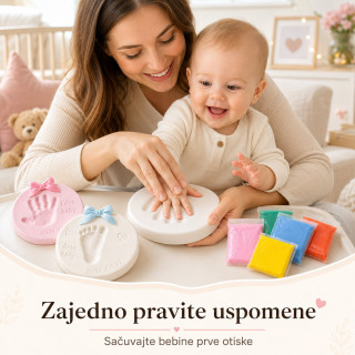 Penasta masa za otisak bebe – Baby Print uspomena