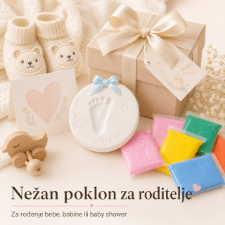 Penasta masa za otisak bebe – Baby Print uspomena