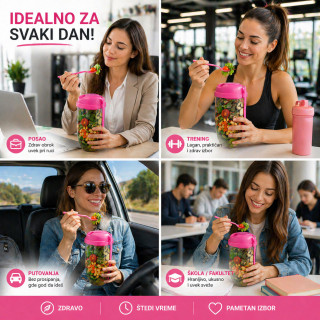 Salad Cup - Ponesi zdrav obrok bilo gde – bez prosipanja i muke
