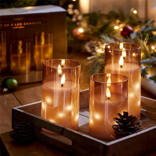 Candle harmony - Dekorativni set od 3 LED sveće na baterije