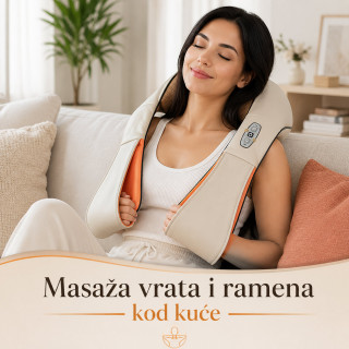 Šijacu masažer za vrat, ramena i leđa sa grejanjem