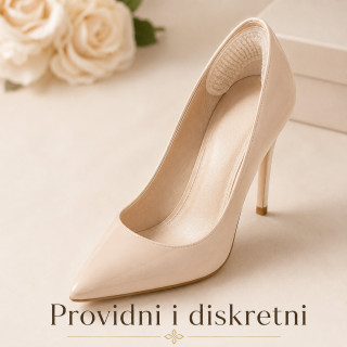 Set 3 para providnih silikonskih uložaka za petu – stabilniji korak bez klizanja