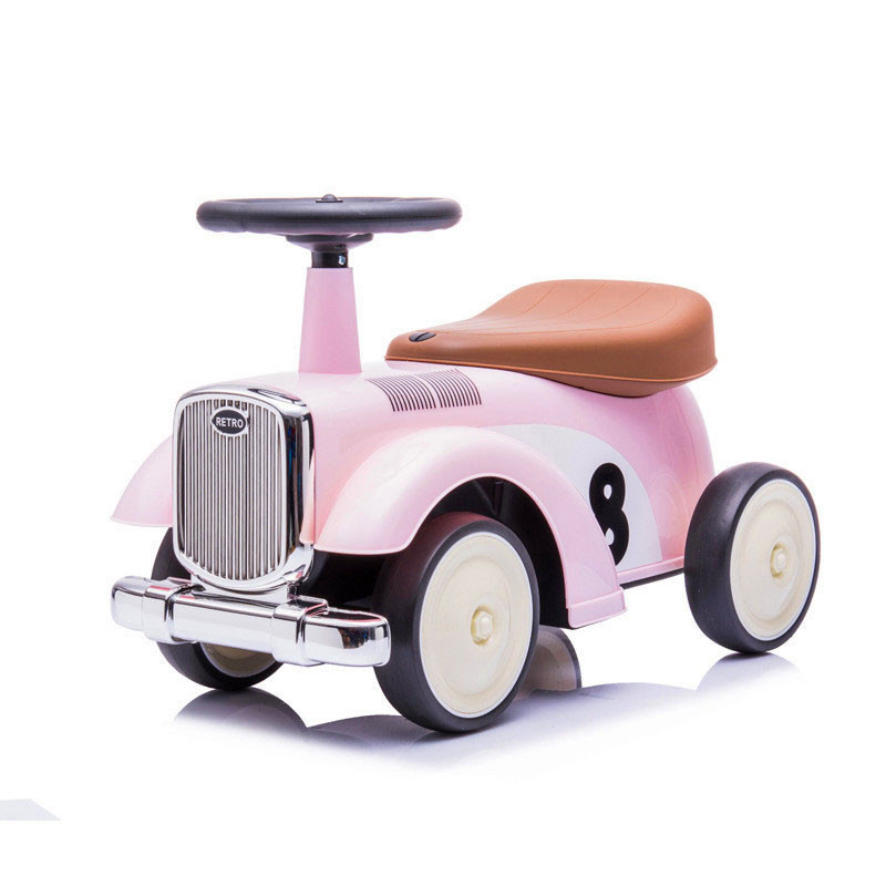 Pink Old Timer - Dečija Old Timer guralica sa pregradom za igračke