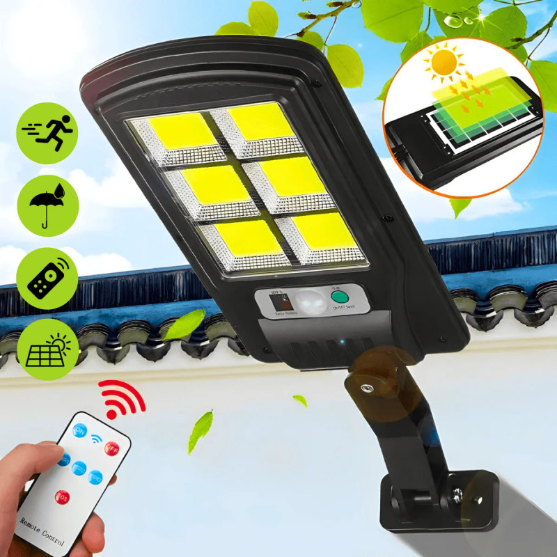 Solarni reflektor sa daljinskim i 6 polja - svetlo koje traje!