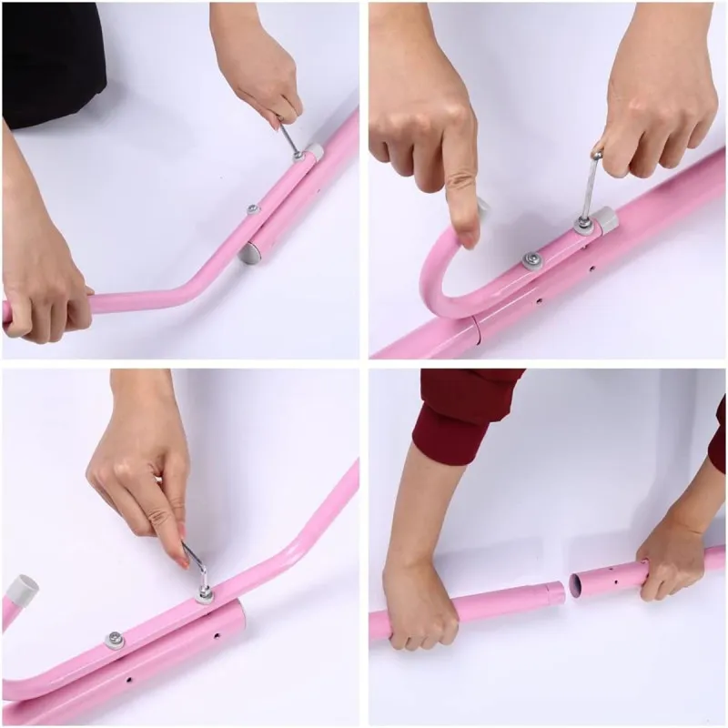 Pink moderni čiviluk sa 9 kuka