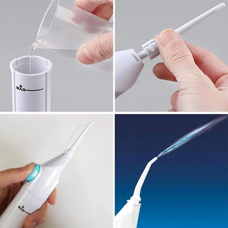 Power Floss - Prenosivi vodeni čistač zuba bez baterija