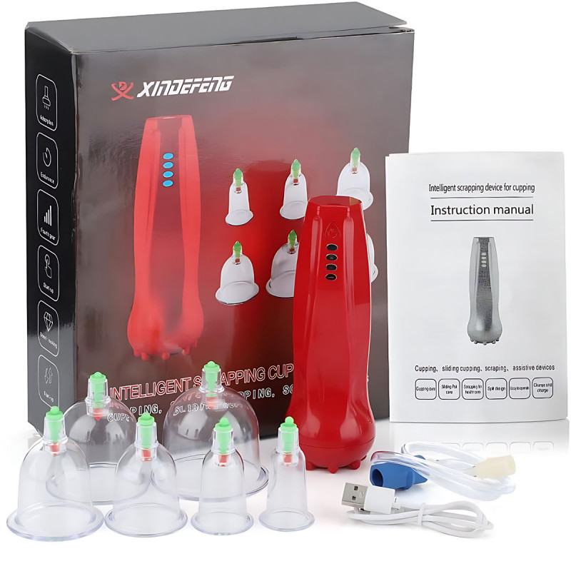 Pametni električni set za vakuum masažu