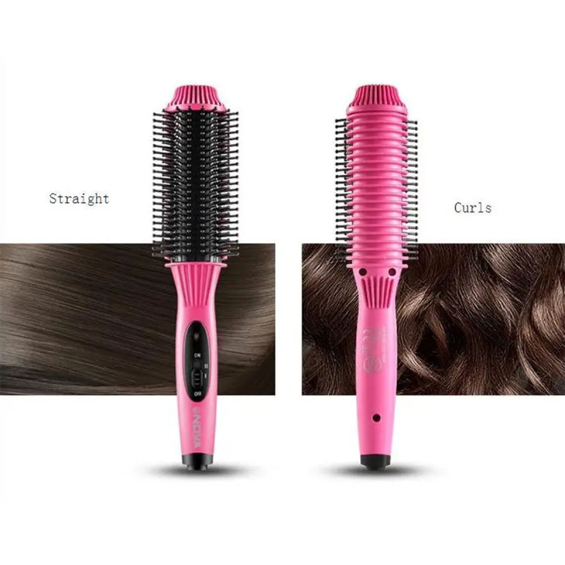 Električna četka za kosu - 2u1 presa i uvijač