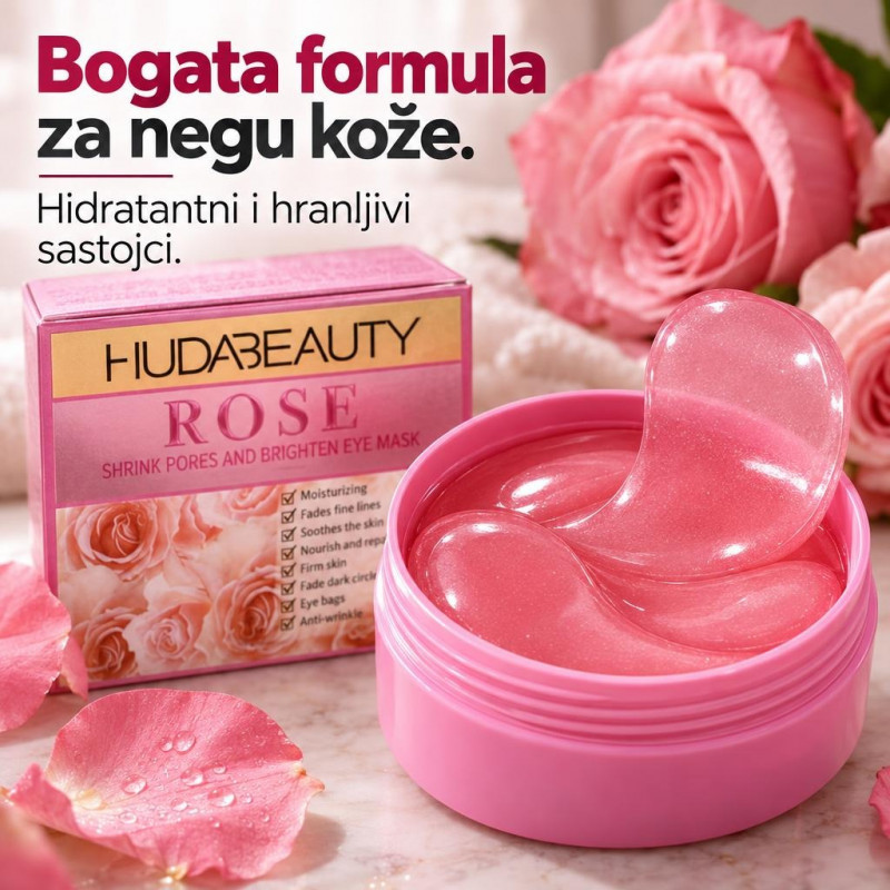 HudaBeauty Rose Maska Za Oči