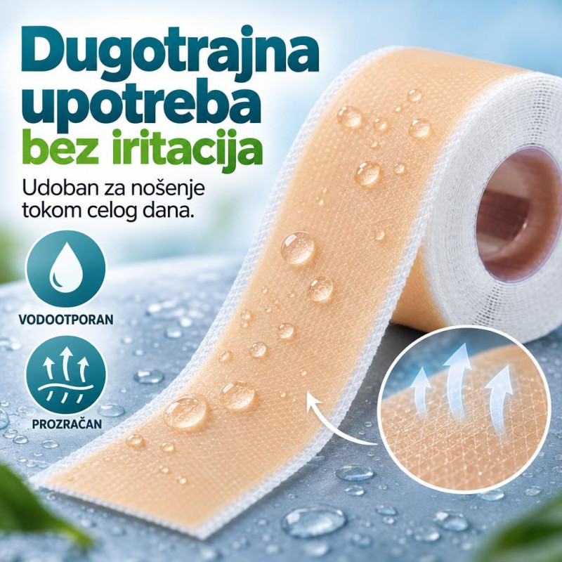Silikonski flaster za uklanjanje ožiljaka 4cm x 1,5m