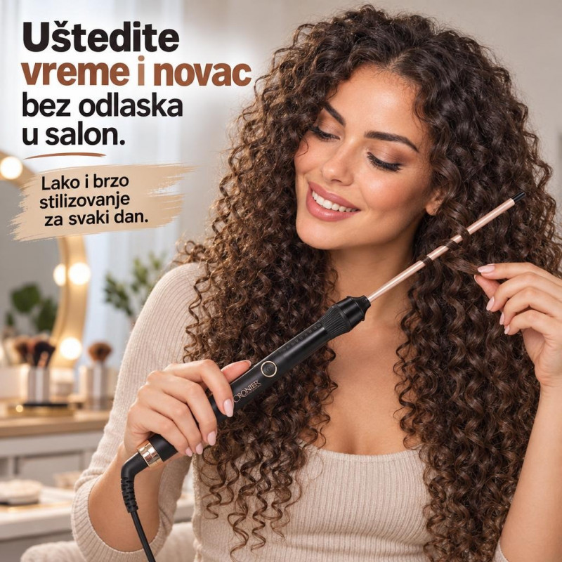 CRONIER Figaro za sitne afro lokne 9 mm