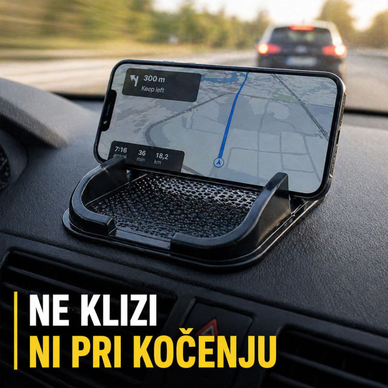 Neklizajuća podloga za telefon u autu – bez klizanja i padanja