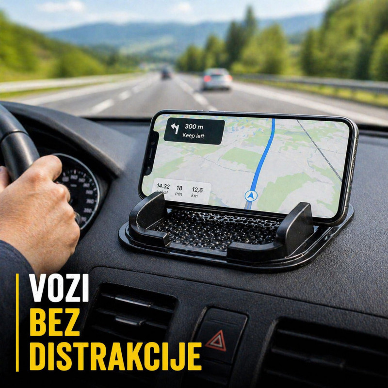 Neklizajuća podloga za telefon u autu – bez klizanja i padanja