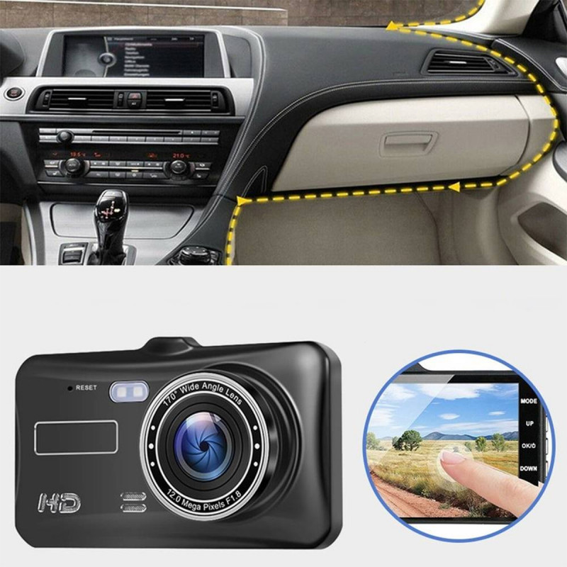 Dvostruka kamera za auto – Vehicle BlackBOX DVR T672