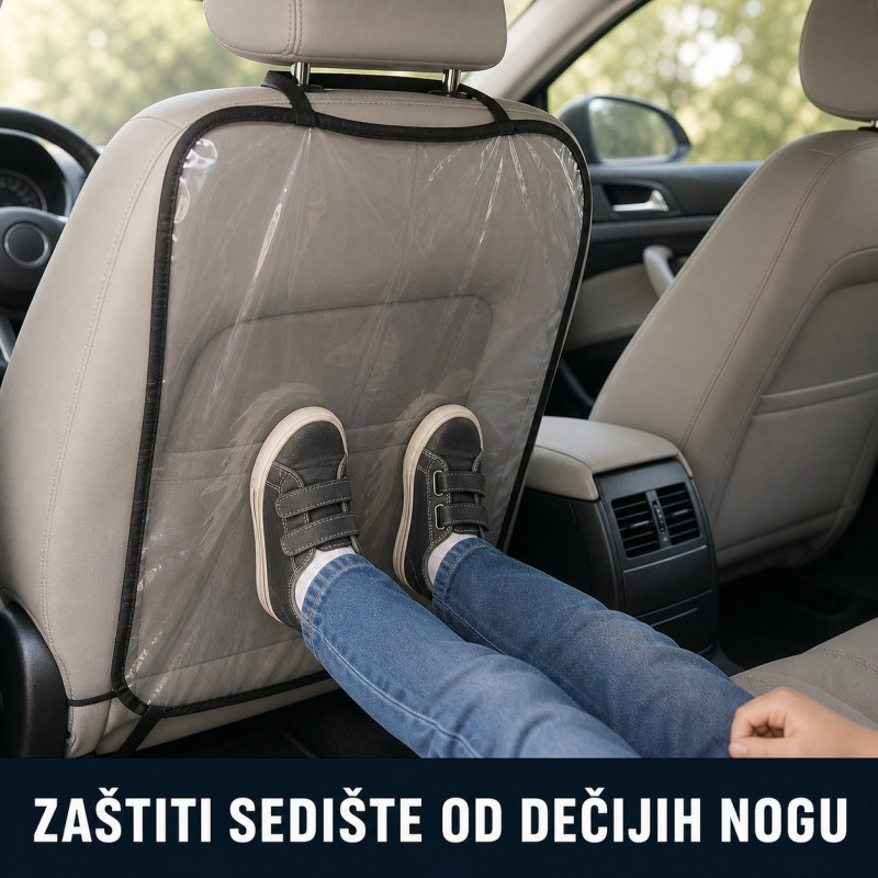 Zaštita za naslon auto sedišta od prljavih dečijih nogu