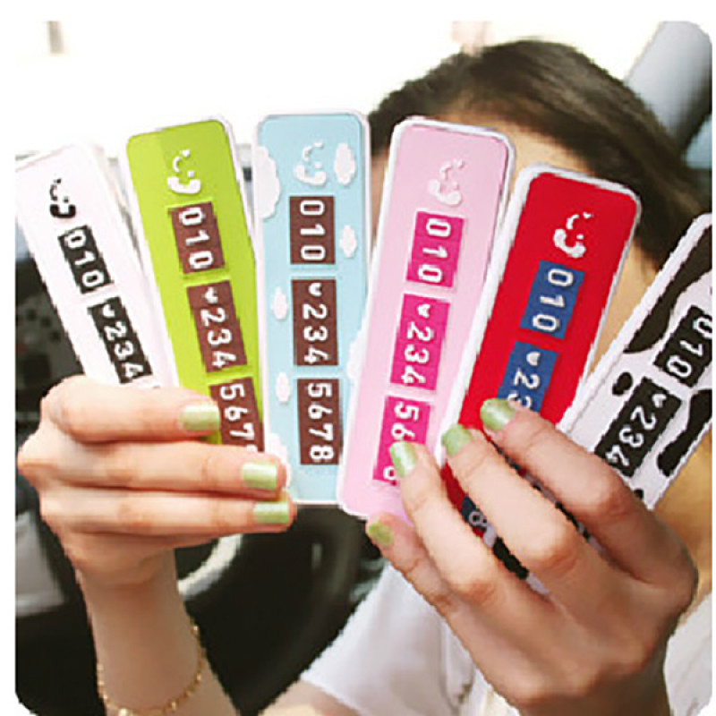 Kreativne kartice sa brojem telefona - za vozače automobila