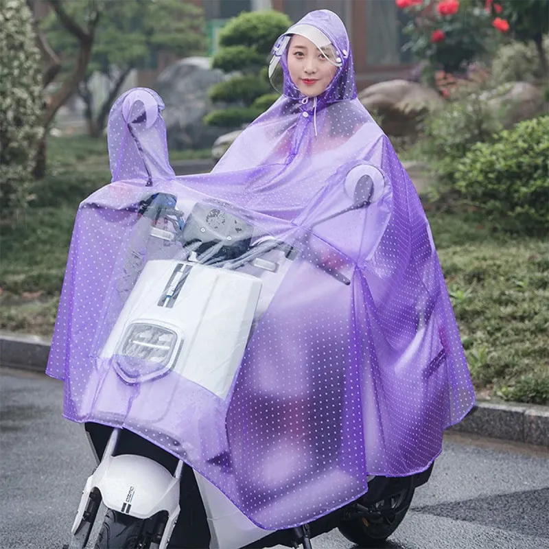 Motorcycle raincoat – Transparentna kabanica za vožnju - big size