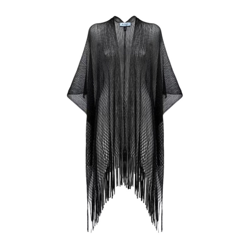Black BIKINI COVER UP - Ogrtač za plažu u crnoj boji