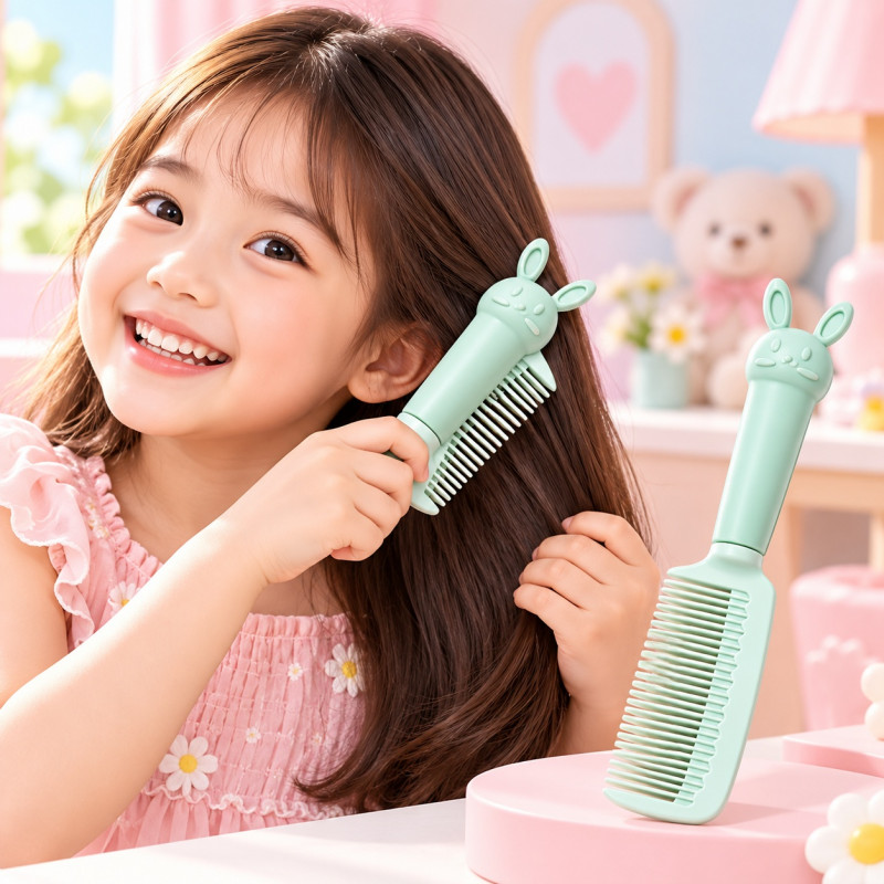 Bunny Brush - češalj za devojčice za odvojivom drškom