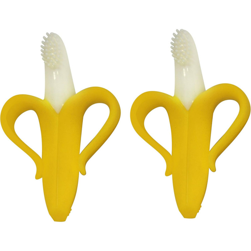 Banana četkica za masiranje bebinih desni 