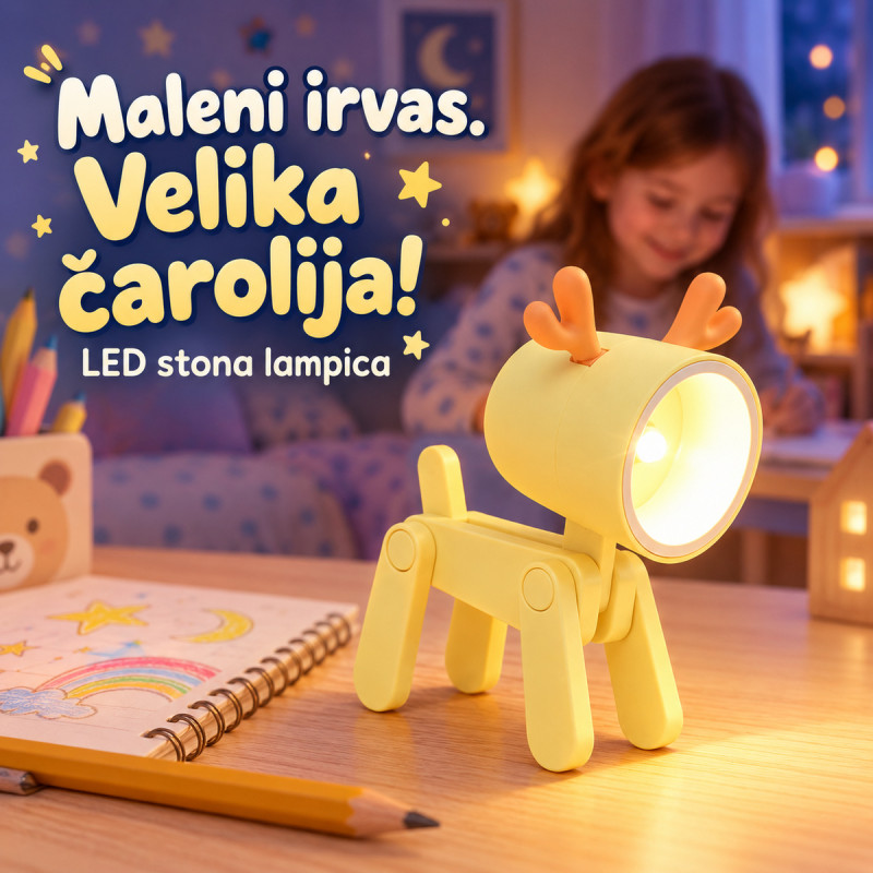 LED Irvas - dečija stona lampica