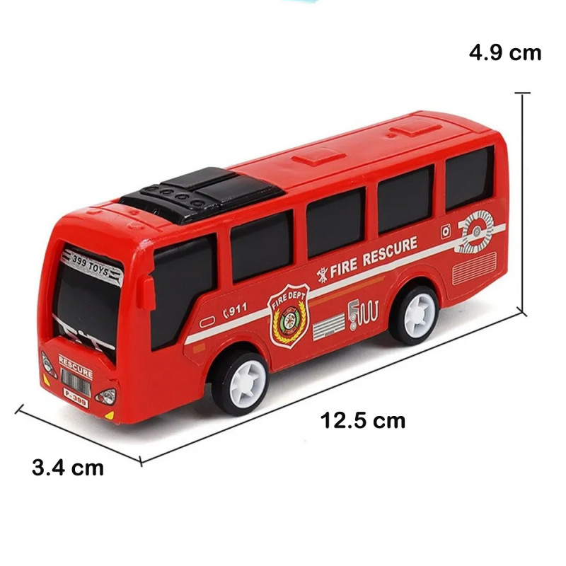 Bus Toy - Igračka mini autobus sa mehanizmom povlačenja