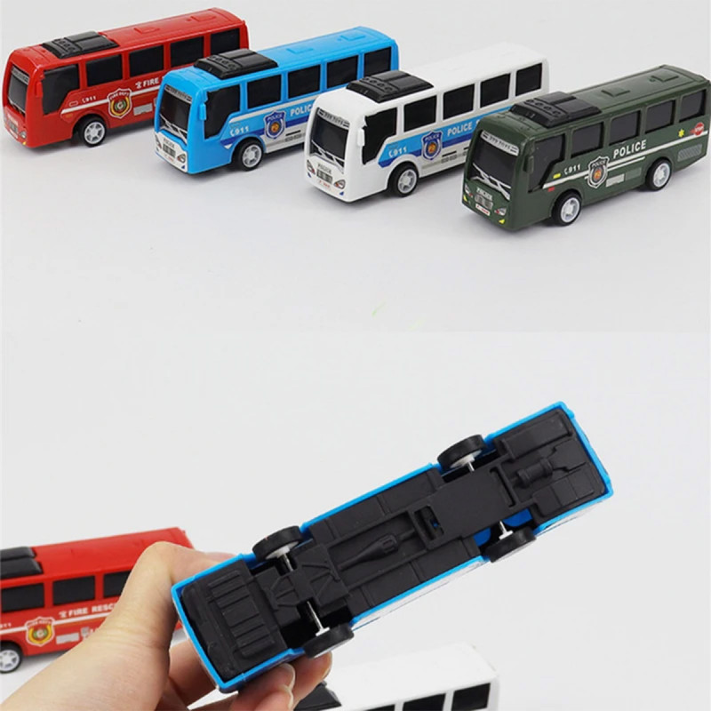 Bus Toy - Igračka mini autobus sa mehanizmom povlačenja