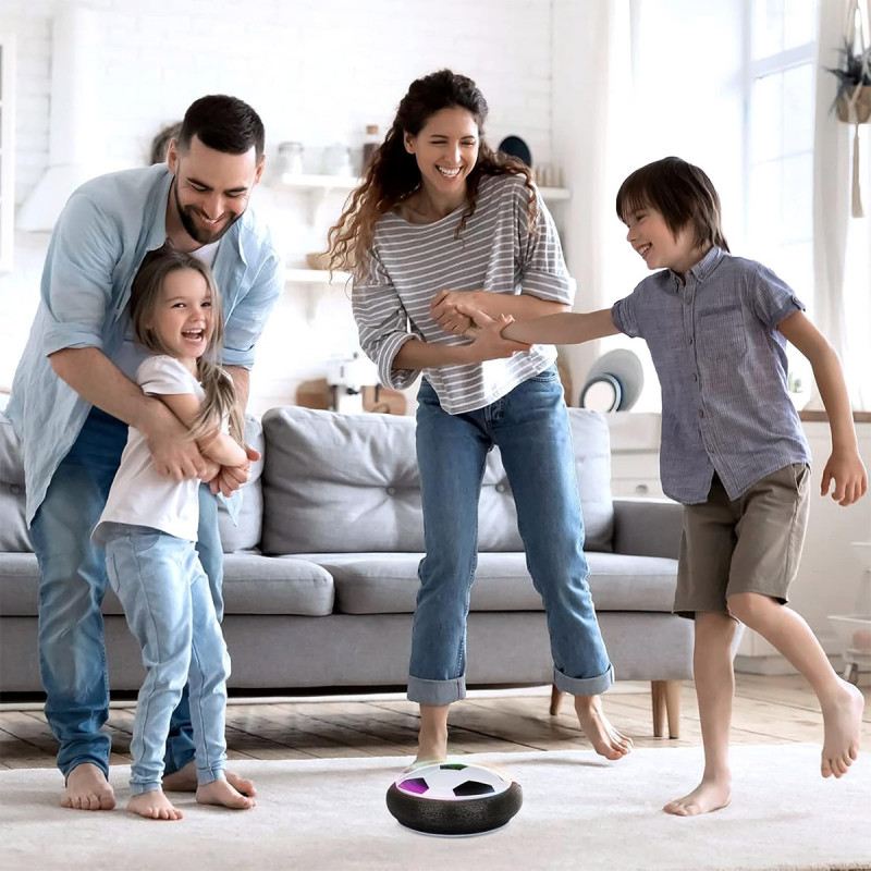 Hover Ball crno-bela lebdeća fudbalska lopta za najbolju igru u kući