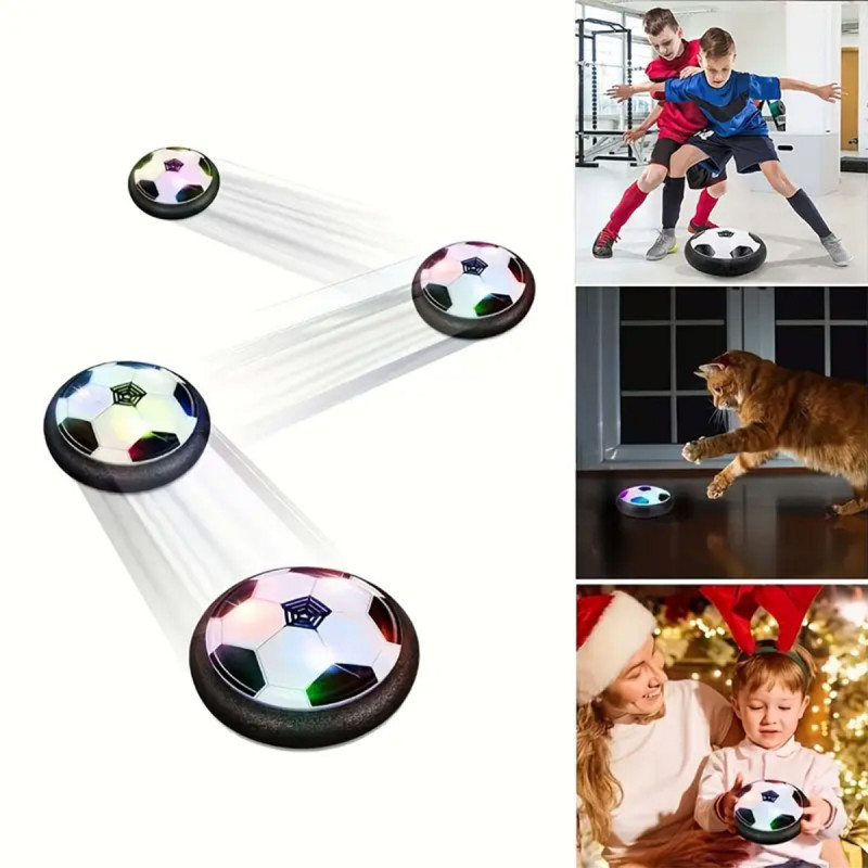 Hover Ball crno-bela lebdeća fudbalska lopta za najbolju igru u kući