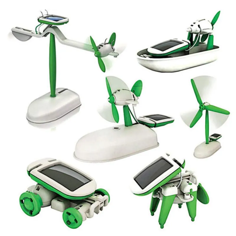 6u1 kreativna solarna transformers igračka