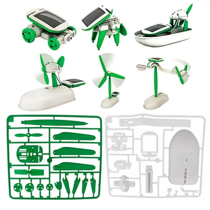  6u1 kreativna solarna transformers igračka
