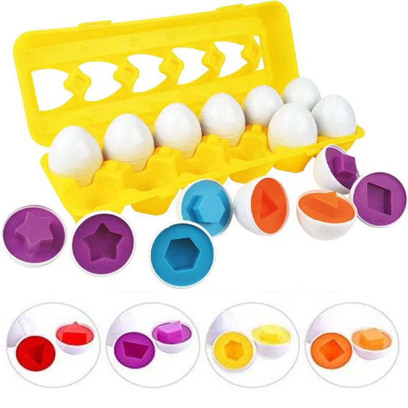 Edukativna jaja različitih oblika i boja