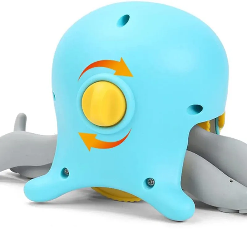 Šareni oktopus koji pliva i puzi