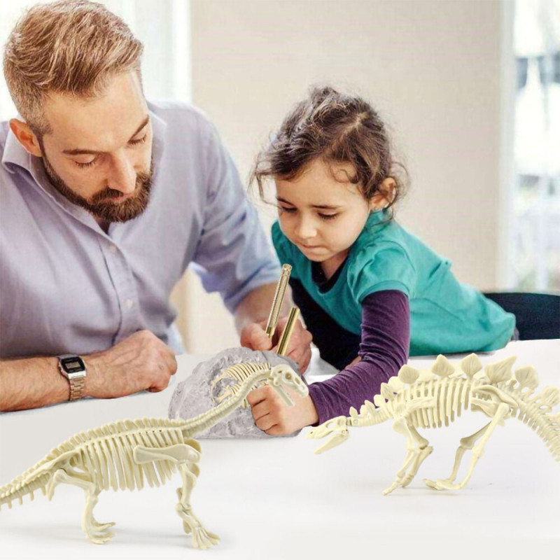 Set dino cigla - Iskopaj fosil dinosaurusa i sastavi skelet