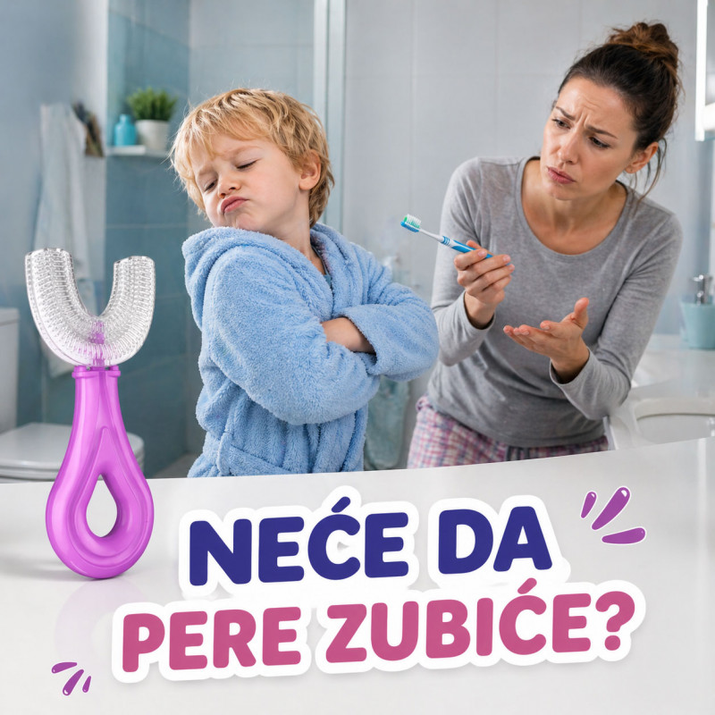 Pametna Dečija Četkica – Čisti sve zube odjednom za 10 sekundi