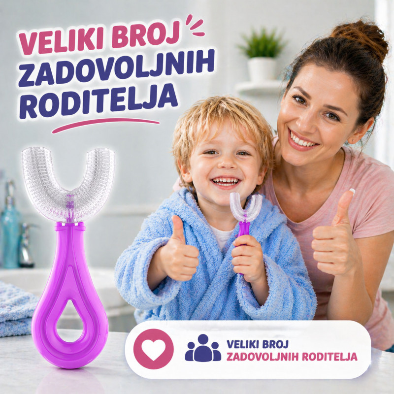Pametna Dečija Četkica – Čisti sve zube odjednom za 10 sekundi