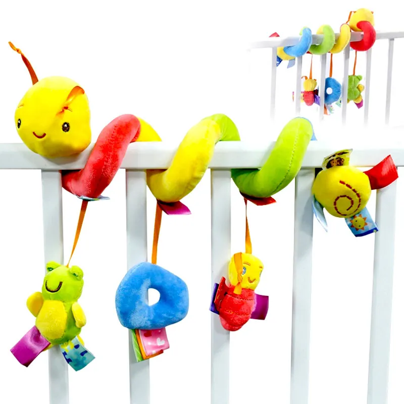 Worm wrap toy - šarena glista za krevetac