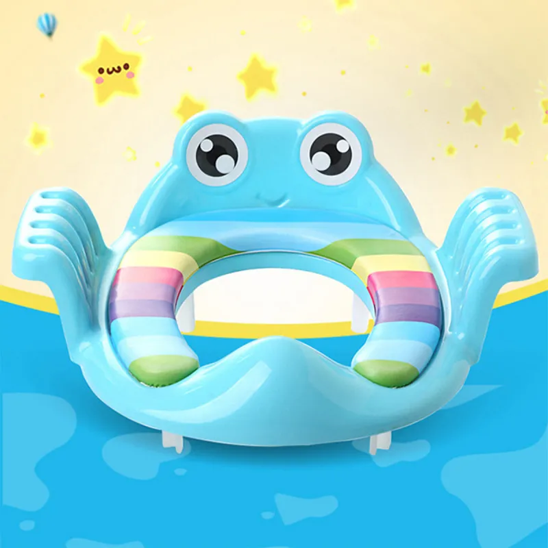 Frog Toilet  - Plavi wc adapter za decu u obliku žabice