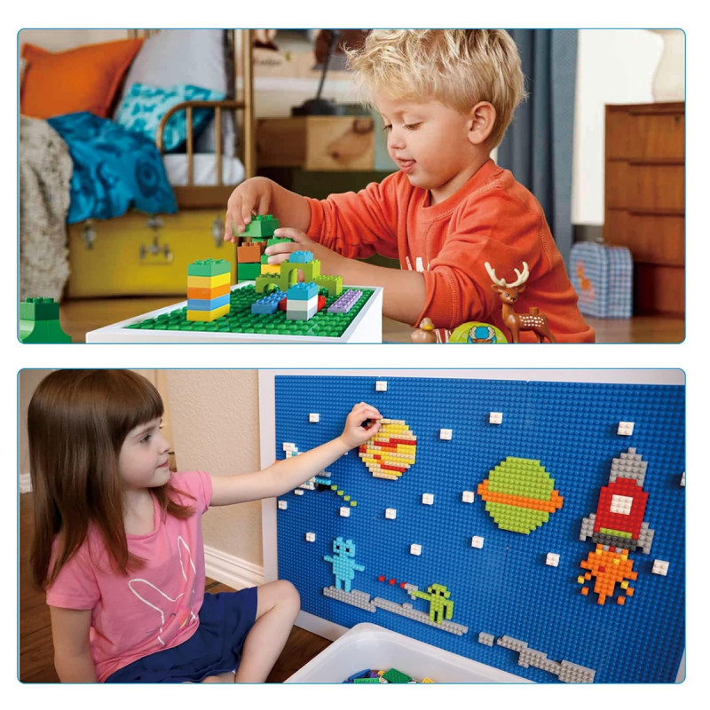 Podloga za slaganje kockica 25*25 cm - Savršena osnova za kreativnu igru