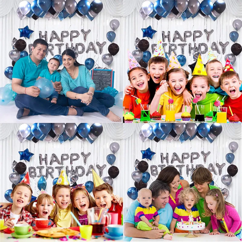Blue balloons - Dekorativni rodjendanski baloni